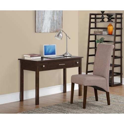 Wyndenhall Franklin Solid Wood Contemporary 47 Inch Wide Writing Office With Regard To Tobacco Modern Nested Office Desks (Photo 12 of 15)