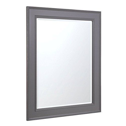28 Inch Bathroom Wall Mirror (charcoal Gray) Kitchen Bath Collection In Charcoal Gray Wall Mirrors (View 11 of 15)