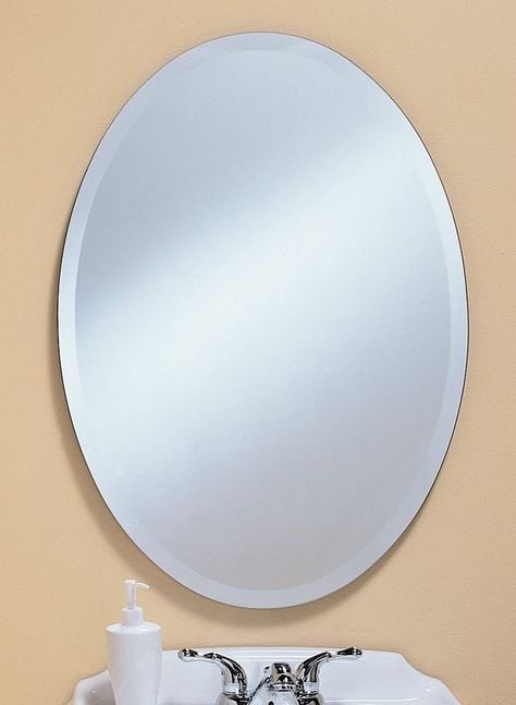 31 Frameless Mirrors Ideas | Frameless Mirror, Mirror, Beveled Mirror Regarding Frameless Round Beveled Wall Mirrors (View 1 of 15)