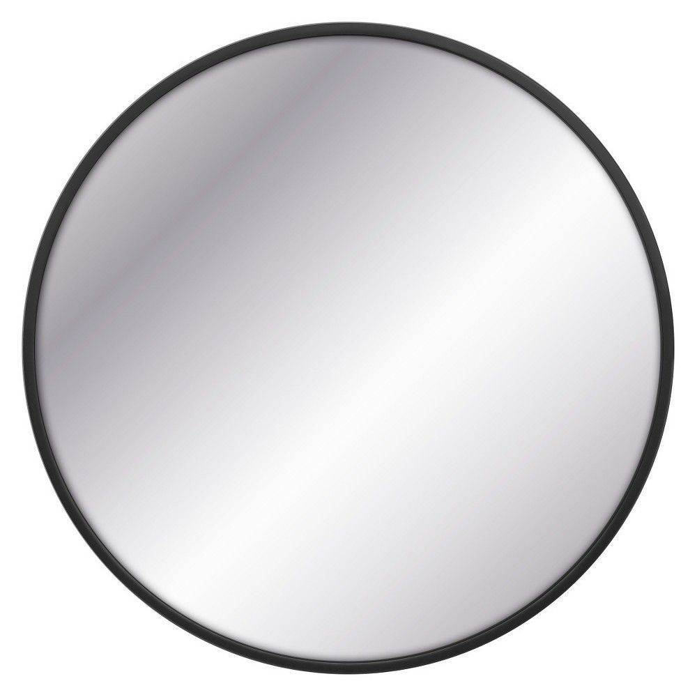 32 Round Decorative Wall Mirror Black – Project 62 | Mirror Wall For Jagged Edge Round Wall Mirrors (View 11 of 15)