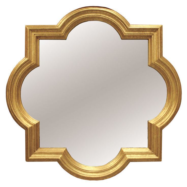 40 X 40 In Antique Gold Quatrefoil Mirror | Mirror, Mirror Wall, Home Regarding Quatrefoil Wall Mirrors (View 13 of 15)