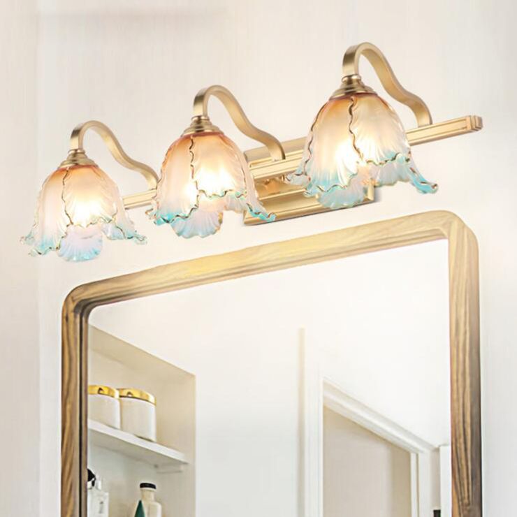 7w/14w/21w Luxury Led Wall Sconce Light Bathroom Mirror Front Lamp With Gold Led Wall Mirrors (View 9 of 15)
