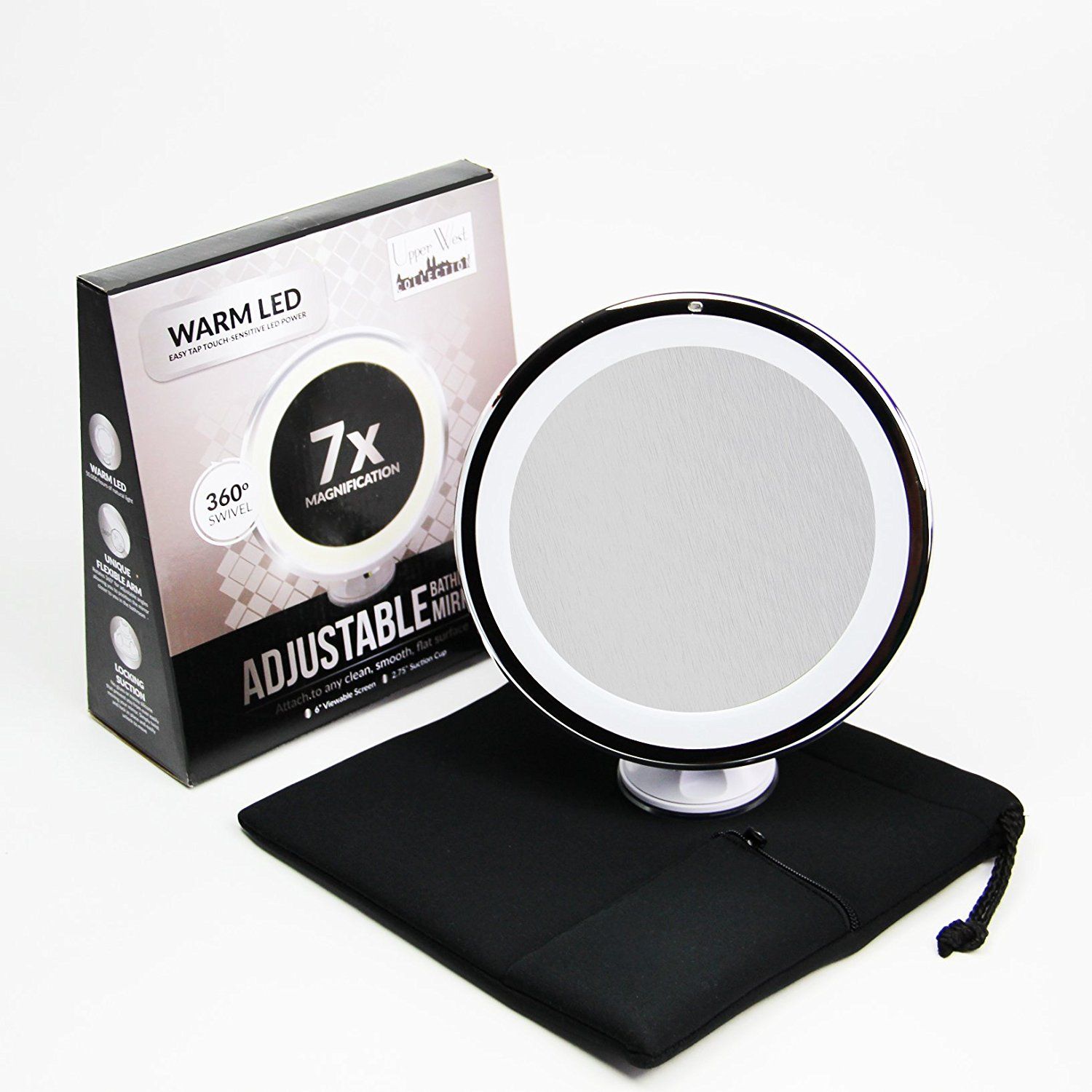 7x Magnifying Lighted Makeup Mirror (View 7 of 15)