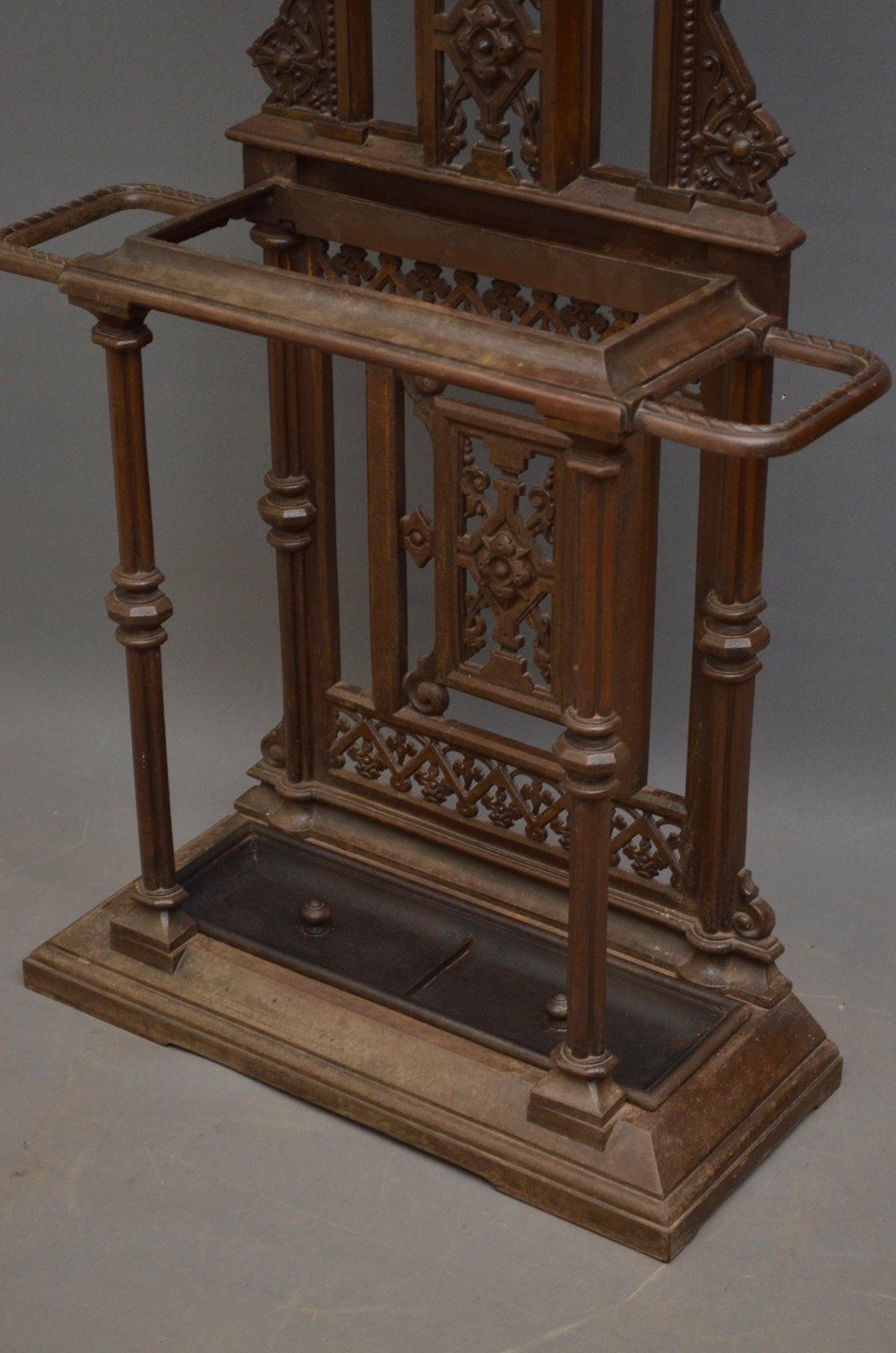 A Victorian Cast Iron Hall Stand – Coat Stand – Antiques Atlas Intended For Antique Iron Standing Mirrors (View 13 of 15)