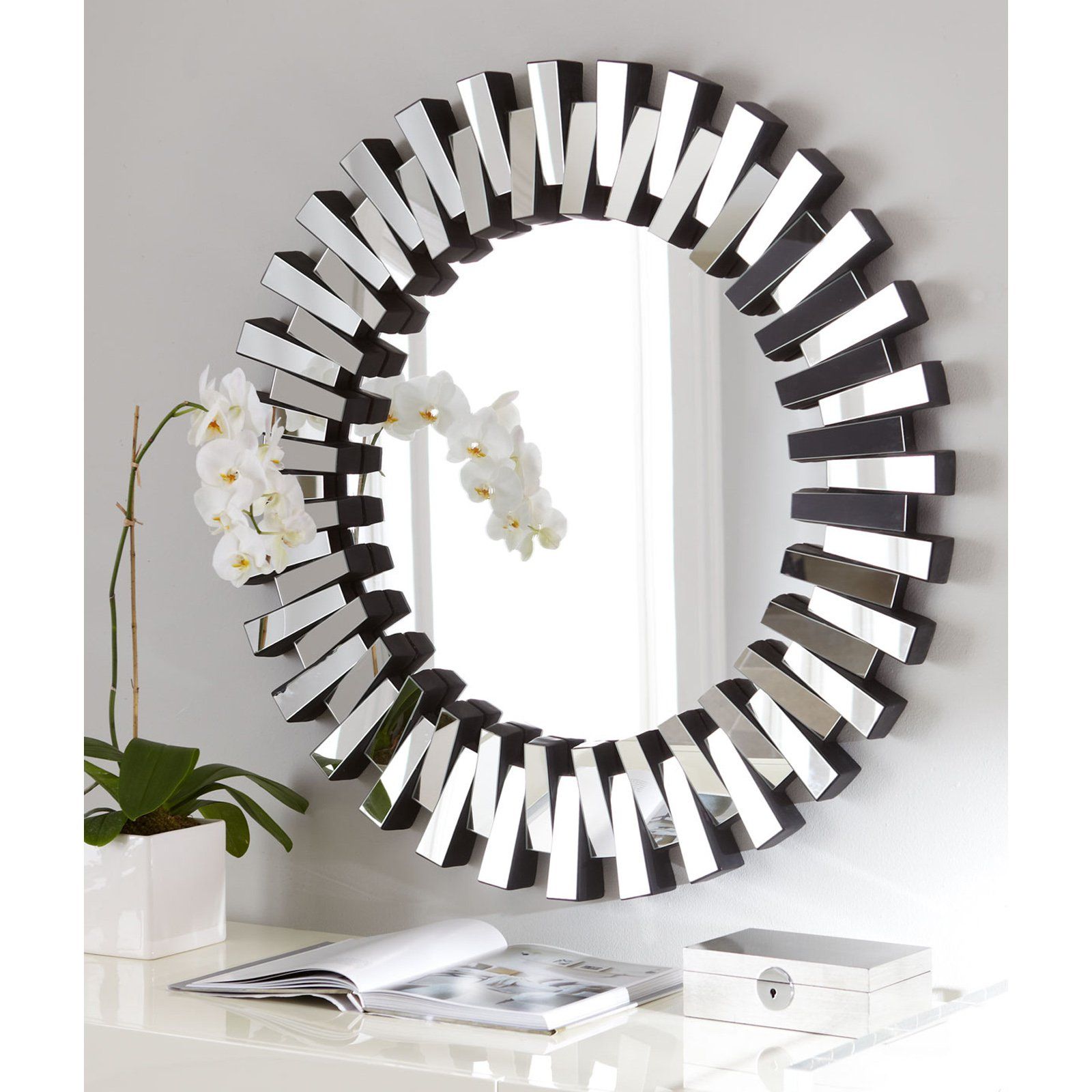 Afina Modern Luxe Round Wall Mirror – 36 In (View 14 of 15)