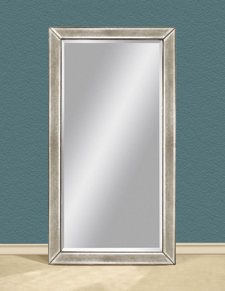 Amazon – Bassett Mirror Murano Beaded Antique Leaner Mirror In With Regard To Glam Silver Leaf Beaded Wall Mirrors (View 1 of 15)
