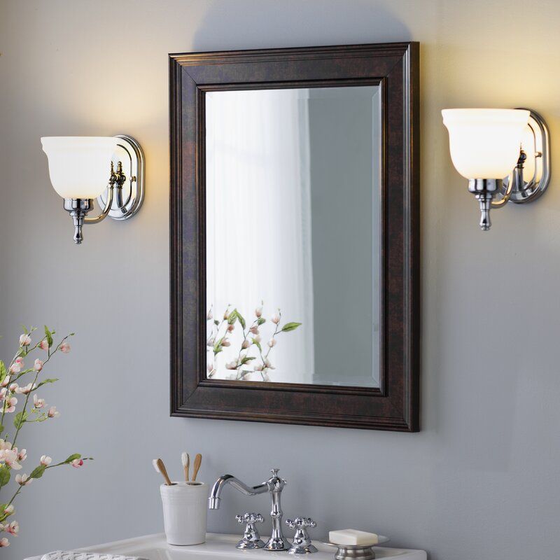 Andover Mills Traditional Beveled Wall Mirror & Reviews | Wayfair Inside Willacoochee Traditional Beveled Accent Mirrors (Photo 1 of 15)