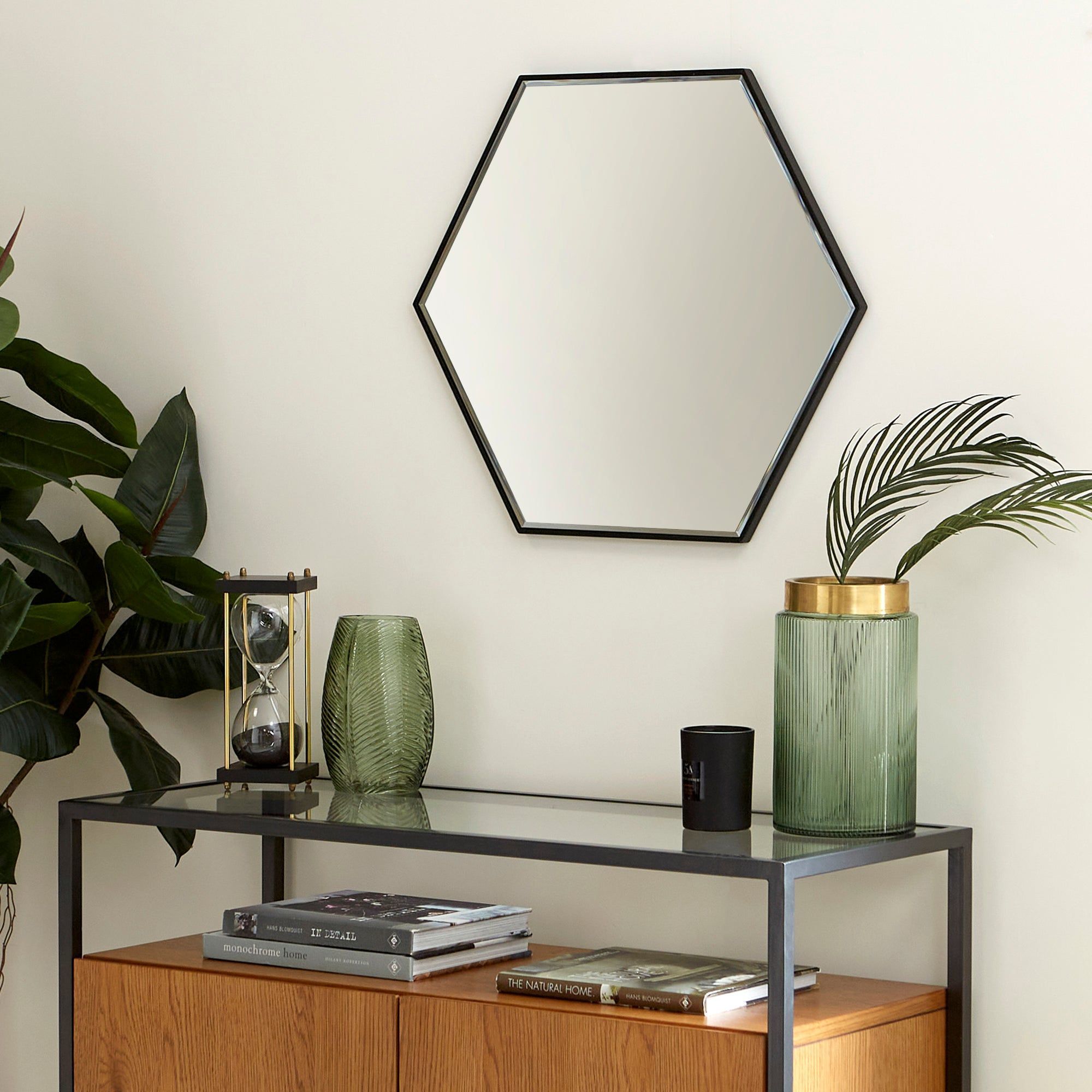 Apartment Hexagon Mirror 60cm In 2021 | Hexagon Mirror, Hanging Wall In Gia Hexagon Accent Mirrors (View 7 of 15)