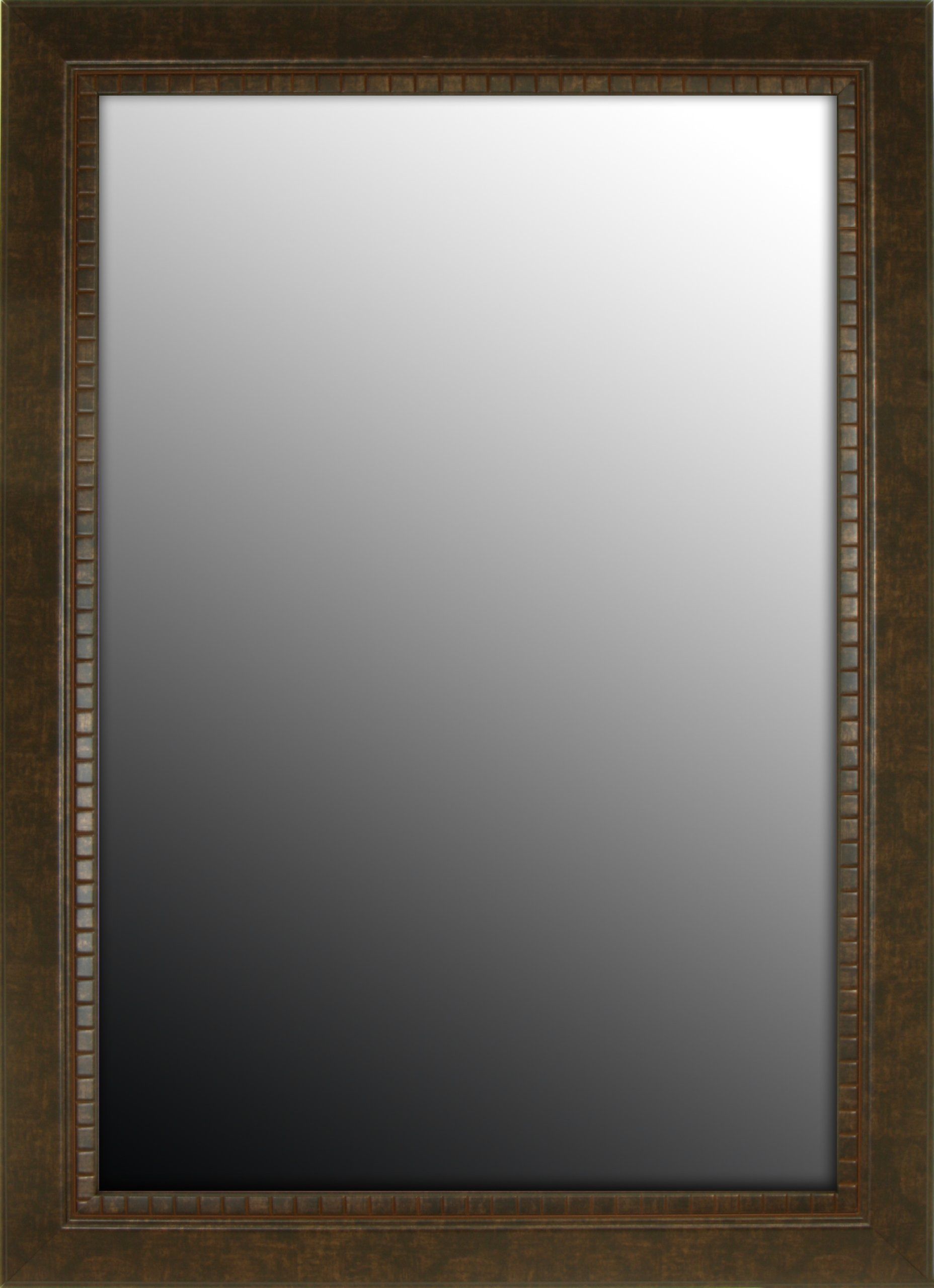 Apple Valley Tuscan Copper Bronze Petite Framed Wall Mirror, 27 Inch In Woven Bronze Metal Wall Mirrors (View 13 of 15)