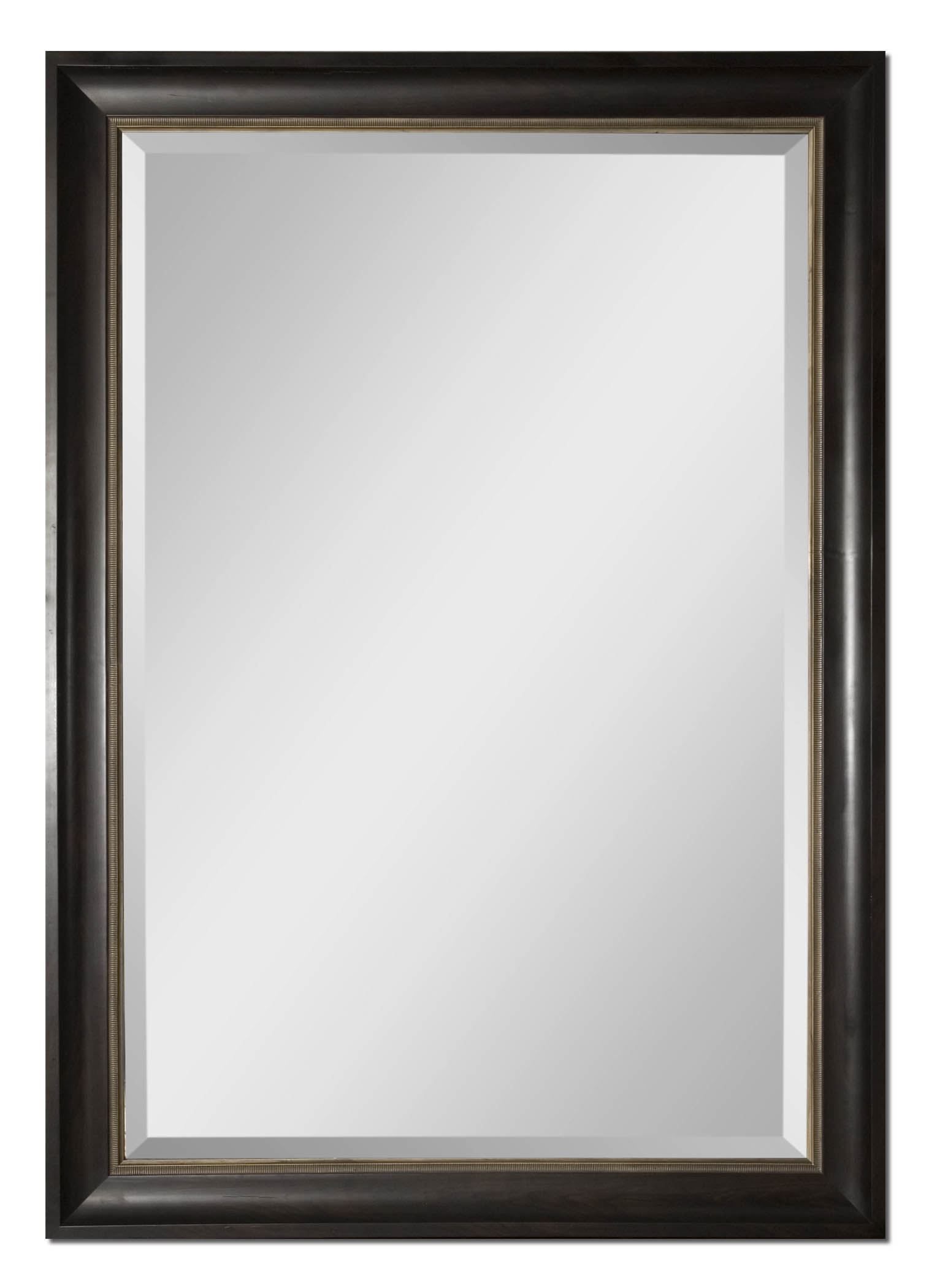 Axton Oversized Black Framed Mirroruttermost | Black Mirror Frame Within Matte Black Square Wall Mirrors (View 8 of 15)