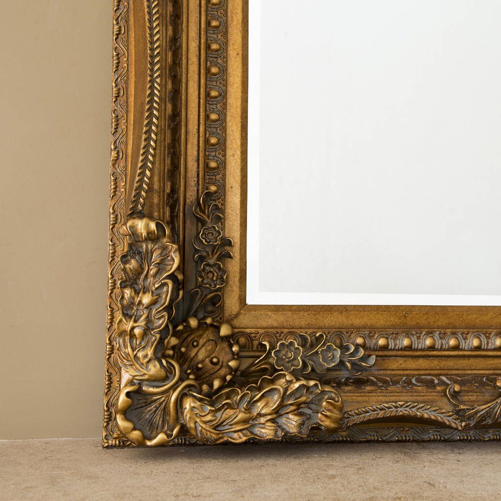 Balfour Grand Ornate Framed Silver Or Gold Mirrordecorative Mirrors With Gold Metal Framed Wall Mirrors (View 14 of 15)