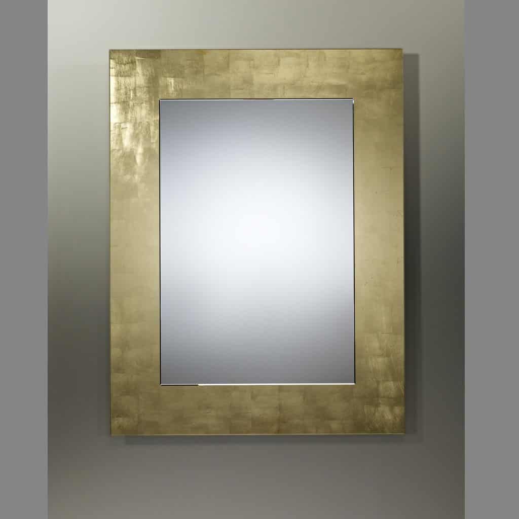Basic Gold Rectangular Mirror From Deknudt | Mia Stanza Inside Warm Gold Rectangular Wall Mirrors (View 2 of 15)