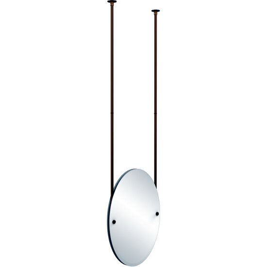 Bathroom Mirrors – Oval Frameless Ceiling Hung Mirror – Standard And With Ceiling Hung Oval Mirrors (View 4 of 15)