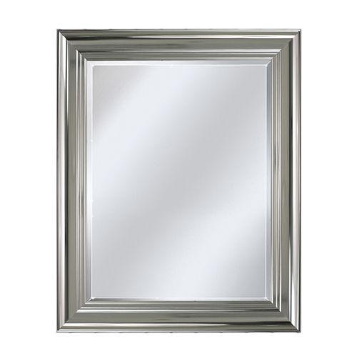 Bathroom: Wall Mirror "polished Chrome" | Mirror Wall, Mirror Wall For Polished Chrome Wall Mirrors (View 6 of 15)