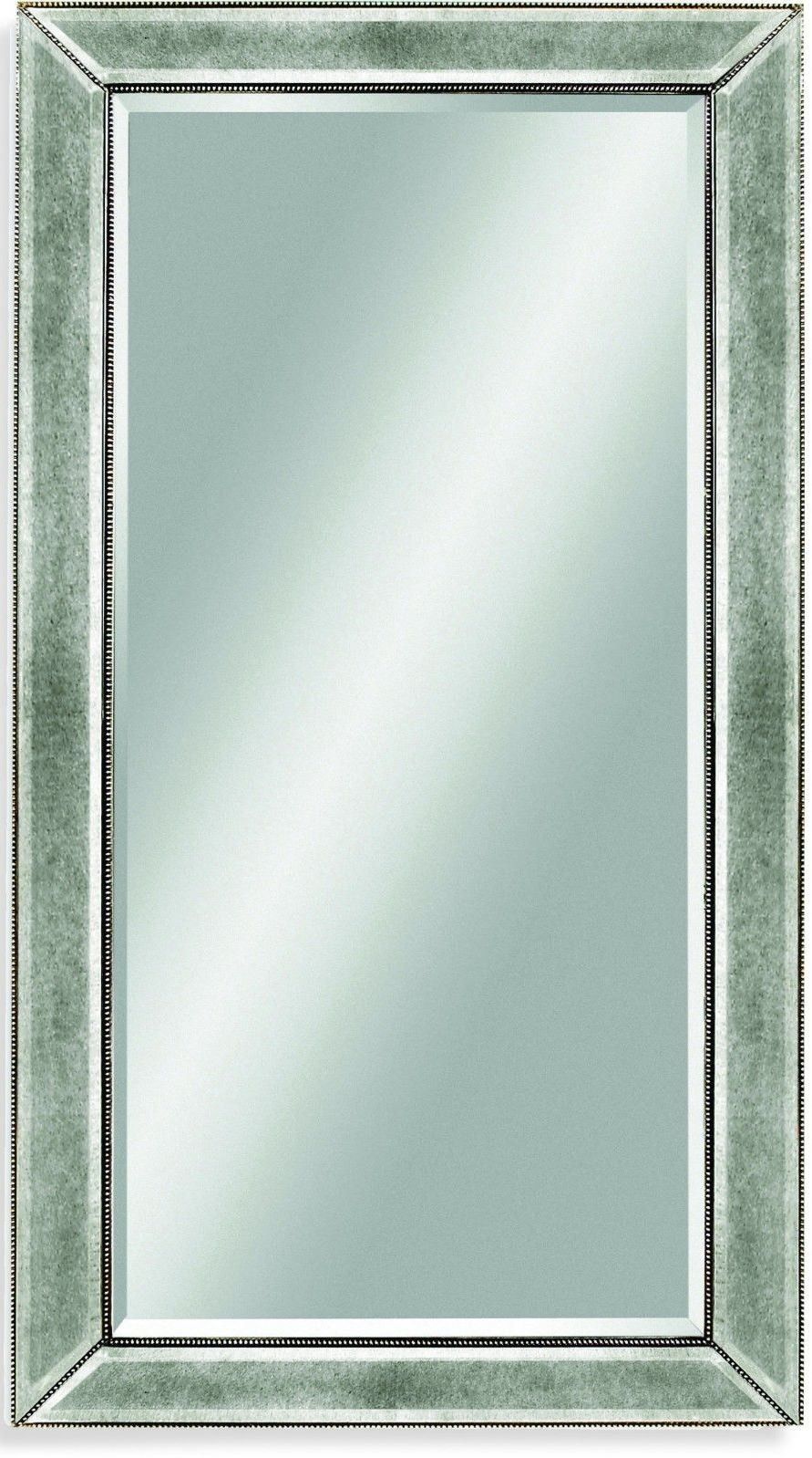 Beaded Silver Leaf Wood Frame Wall Mirror From Bassett Mirror | Coleman Intended For Gold Leaf Metal Wall Mirrors (View 15 of 15)