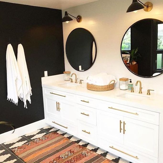 Best Bathroom Inspirations Of 2016becki Owens – Feedpuzzle | White Throughout Owens Accent Mirrors (View 1 of 15)