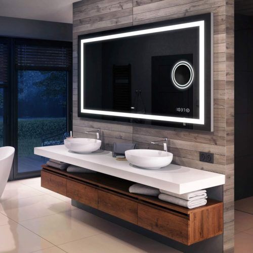 Best Led Mirrors For Bathroom In 2020 Reviews | High Quality | Durable Throughout Tunable Led Vanity Mirrors (View 10 of 15)
