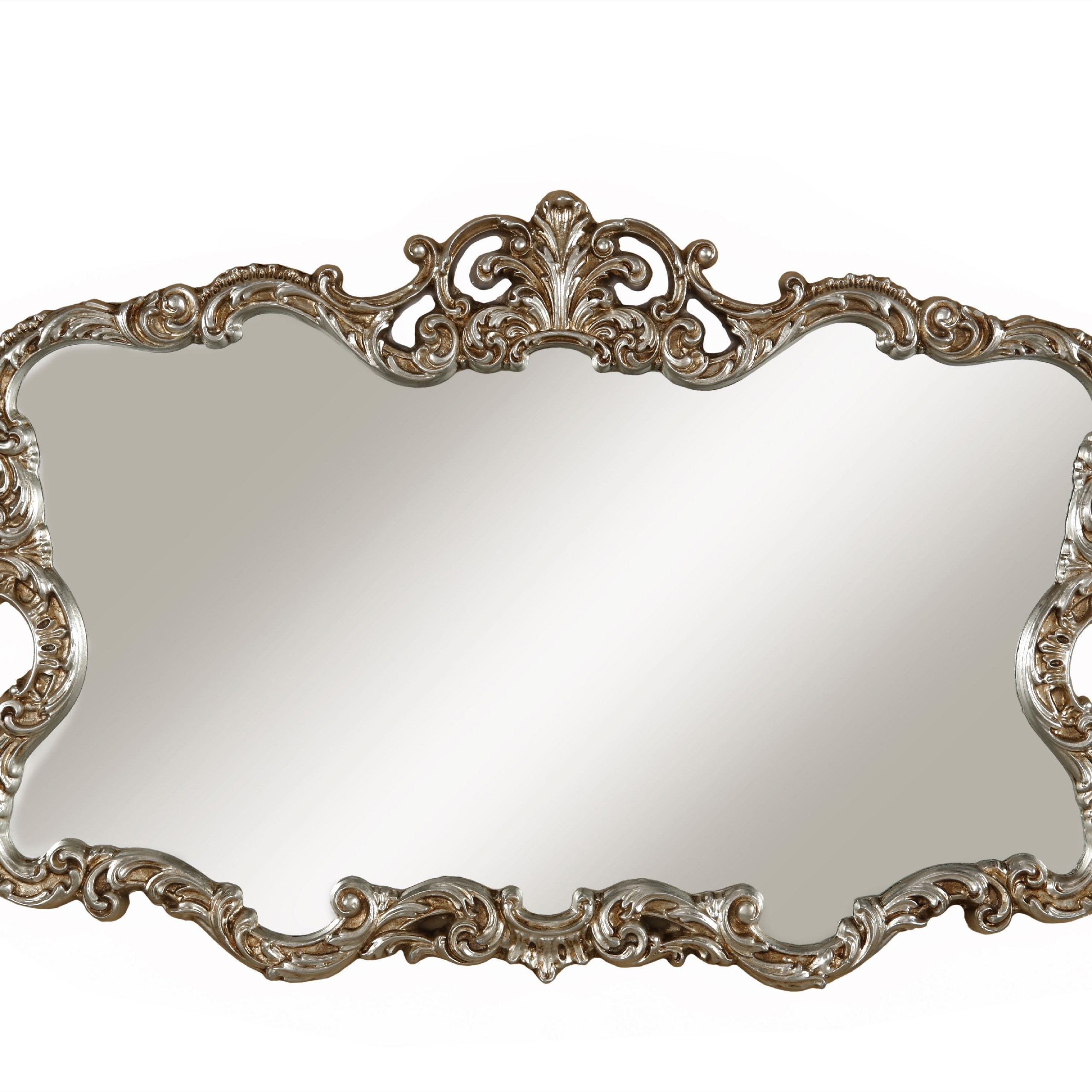 Big Aureate Antique Silver Decorative Wall Mirrormartin Svensson Pertaining To Antiqued Silver Quatrefoil Wall Mirrors (View 9 of 15)