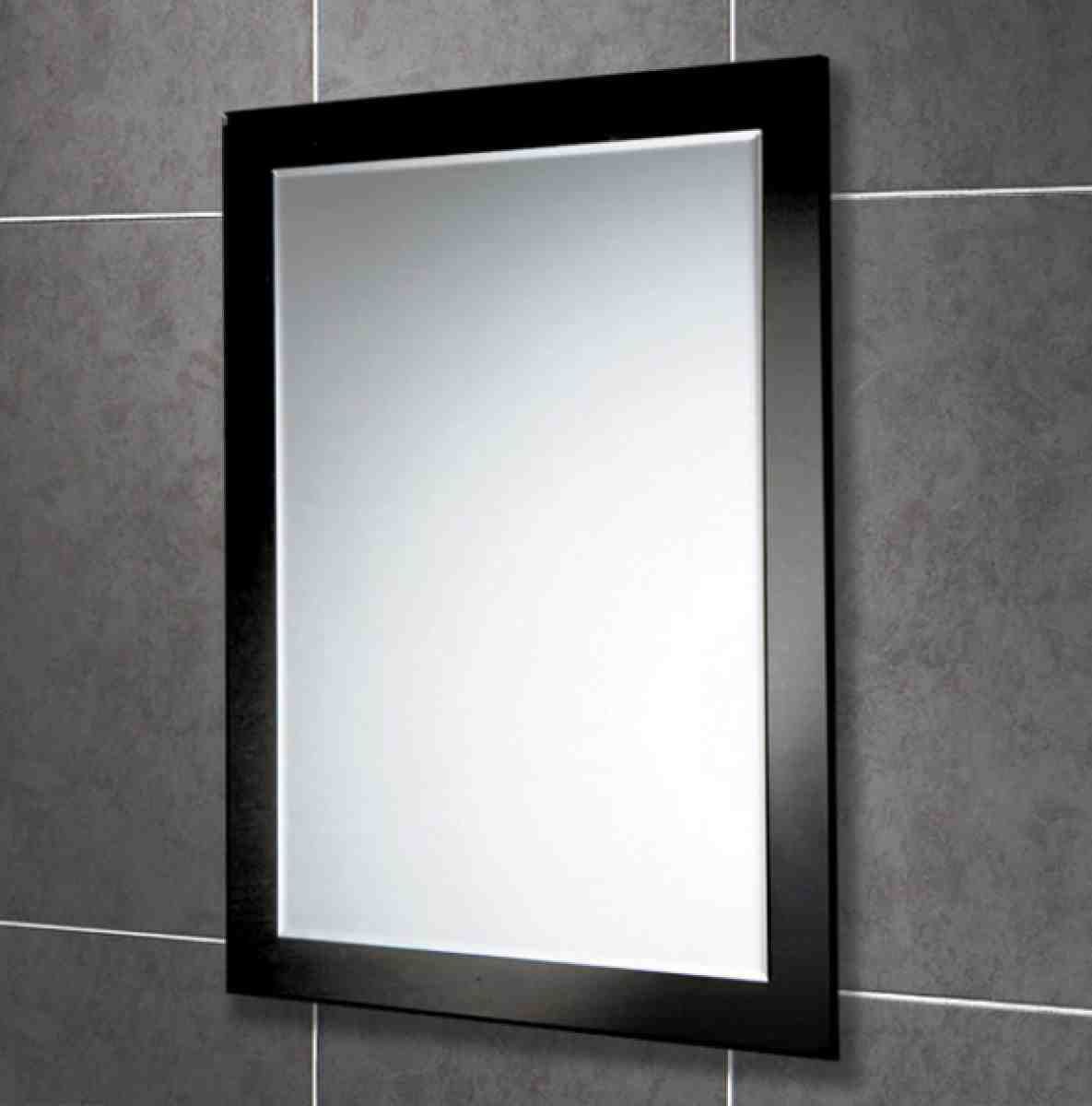 Black Framed Bathroom Mirror – Decor Ideas Regarding Mirror Framed Bathroom Wall Mirrors (View 6 of 15)