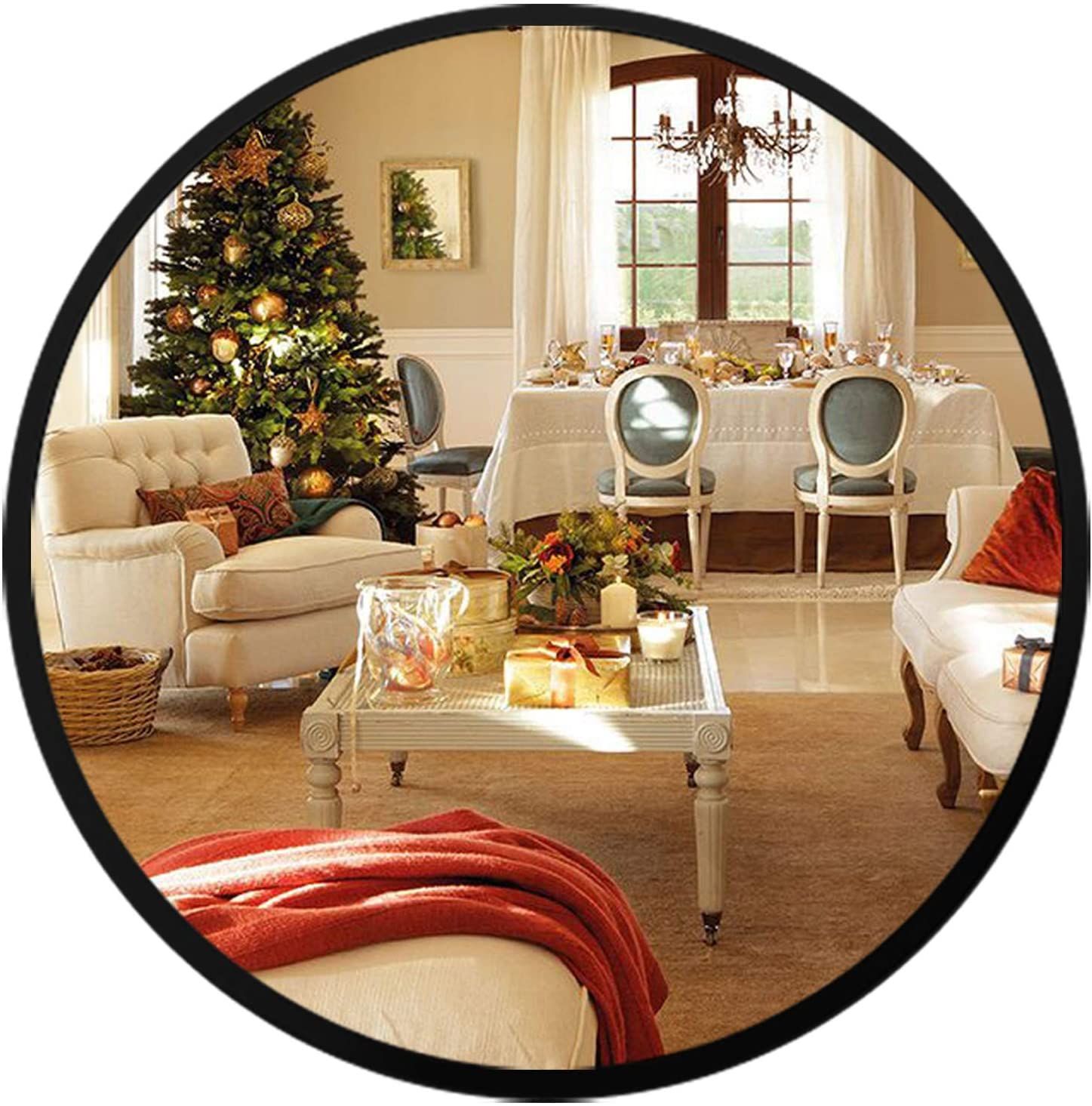 Black Round Wall Mirror –  (View 14 of 15)