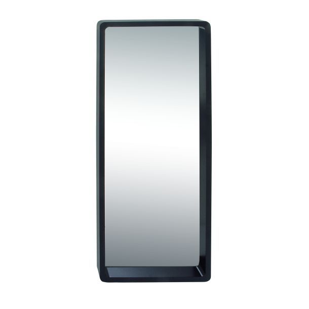 Black Wall Mirror | Framed | Decorative | Frameless | Clean Cut With Framed Matte Black Square Wall Mirrors (View 9 of 15)