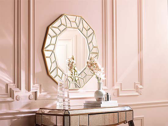 Blush Pink Wall Mirror – Google Search | Gold Mirror Wall, Mirror Wall Within Pink Wall Mirrors (View 11 of 15)