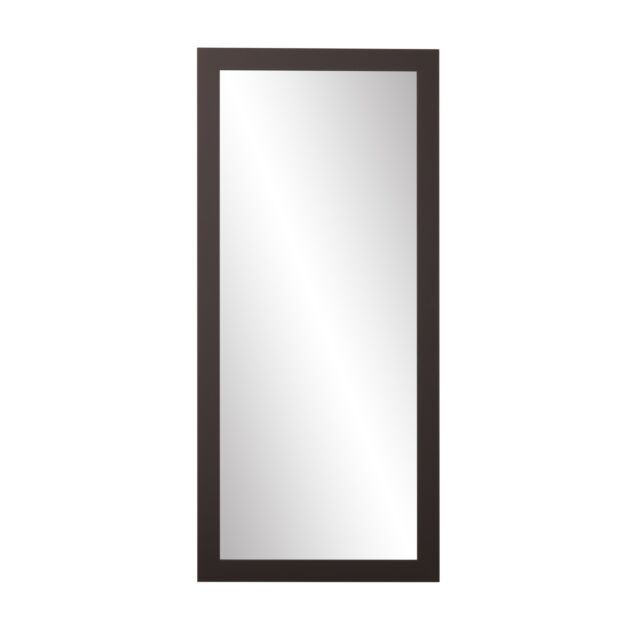 Brandtworks Matte Black Framed Floor Leaning Tall Mirror 32''x 71'' | Ebay In Matte Black Octagonal Wall Mirrors (View 14 of 15)