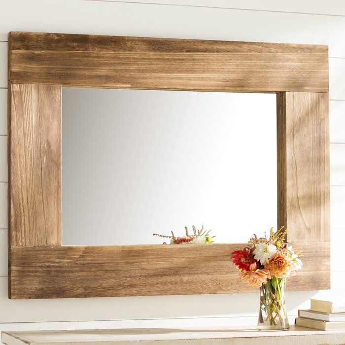Brown Wood Accent Wall Mirror | Wood Accent Wall, Wood Accents, Mirror Within Medium Brown Wood Wall Mirrors (View 6 of 15)
