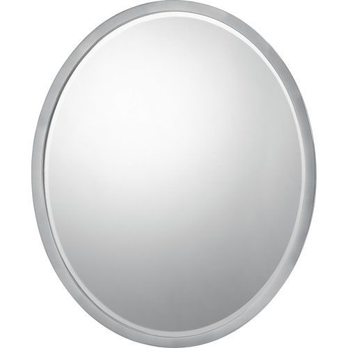 Brushed Nickel Mirror Quoizel Oval Mirrors Home Decor | Mirror Decor Inside Polished Nickel Oval Wall Mirrors (View 9 of 15)