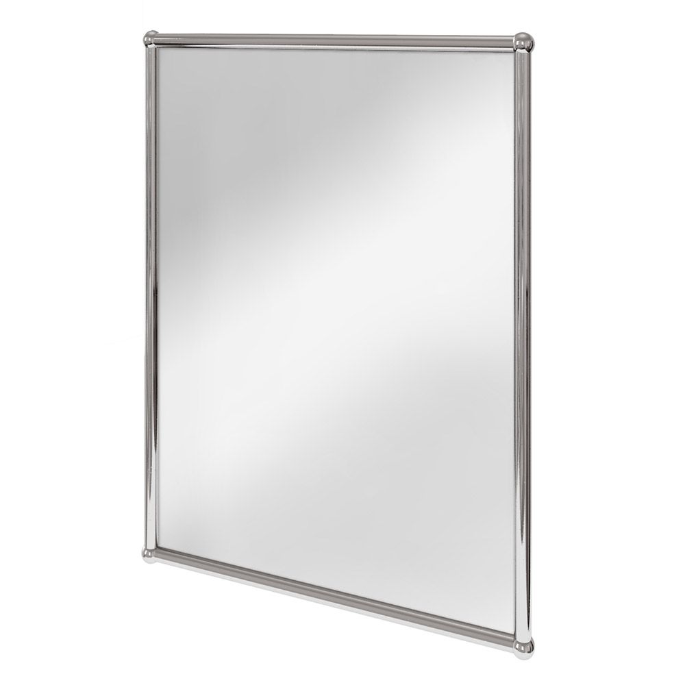 Burlington Rectangular Mirror With Chrome Frame – A11 Chr At Victorian In Chrome Rectangular Wall Mirrors (View 7 of 15)