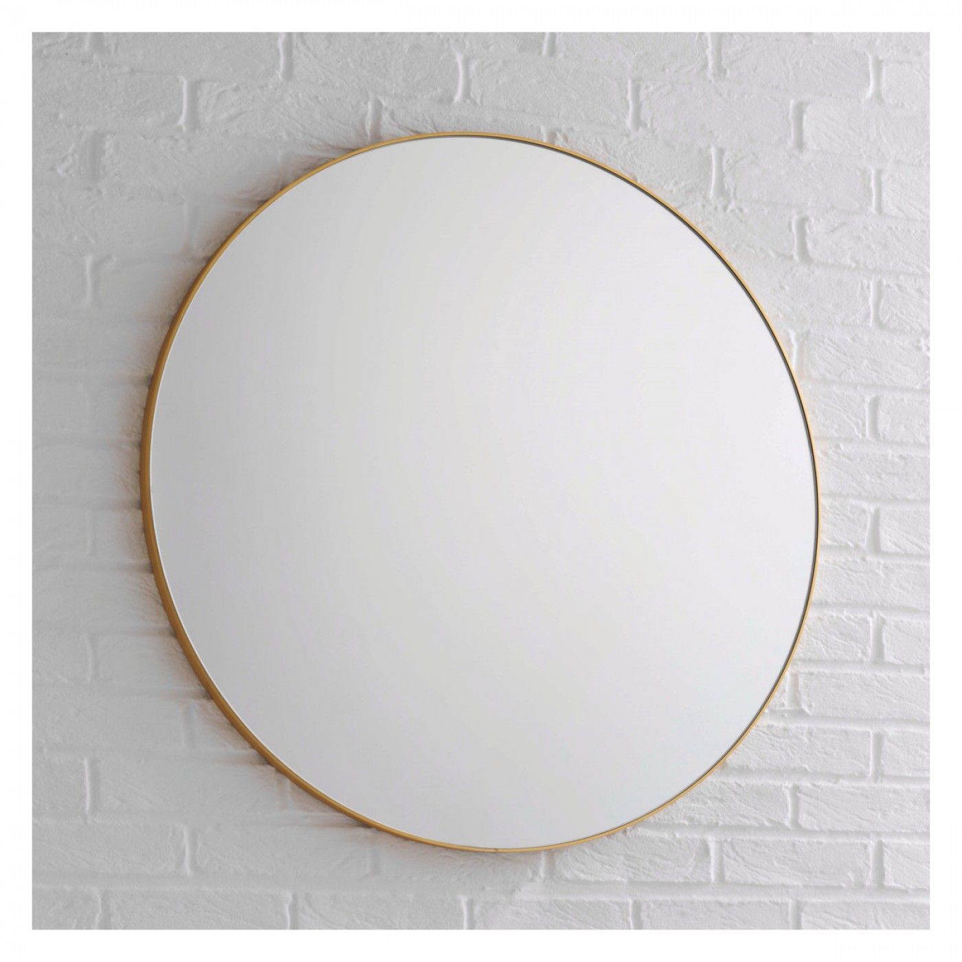 Buy Habitat Large Round Metal Mirror – Gold | Mirrors | Habitat | Gold Throughout Round Edge Wall Mirrors (View 1 of 15)
