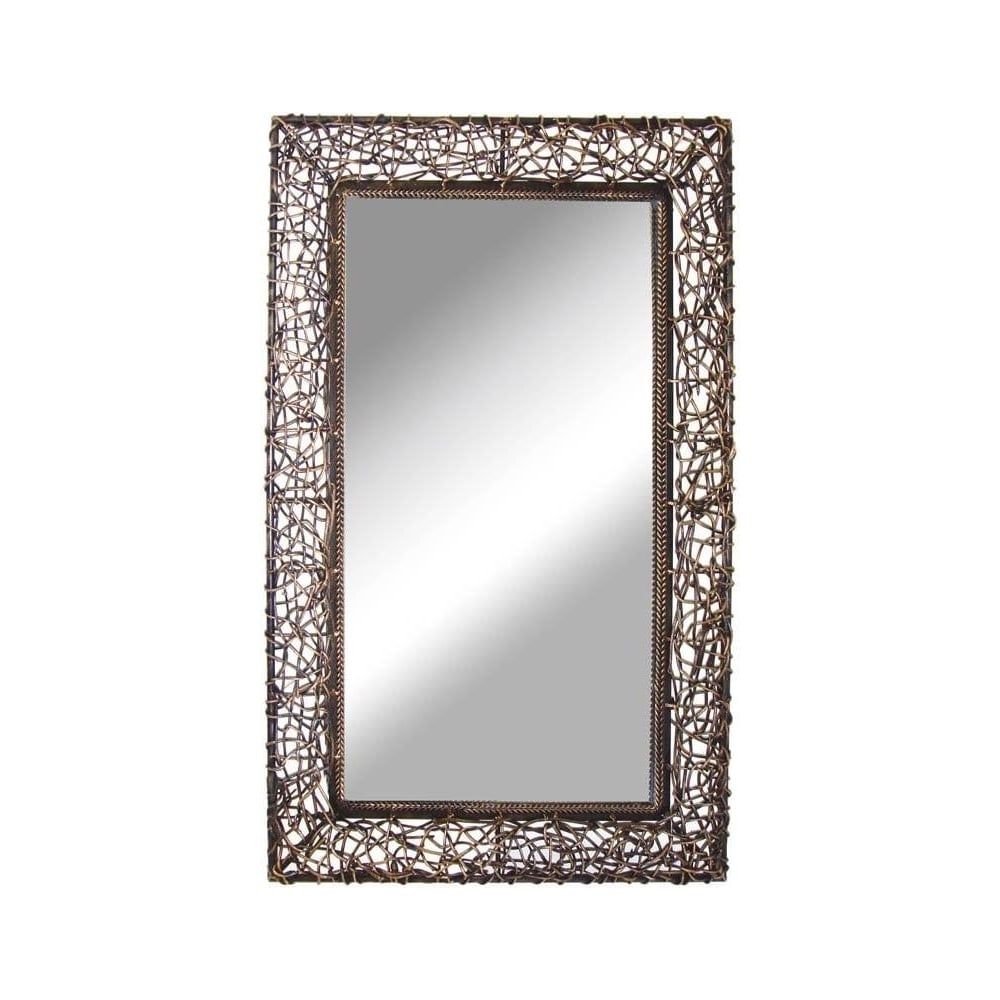 Buy Large Ratan Wall Mirror | Buy This Large Rectangular Mirror For Squared Corner Rectangular Wall Mirrors (View 13 of 15)