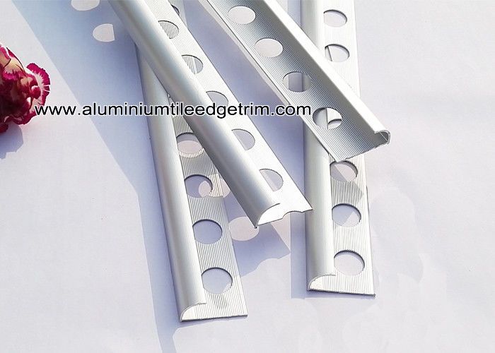 Ceramic Wall Rounded Corner Aluminium Tile Edge Trim / Profiles Silver Matt Regarding Cut Corner Edge Wall Mirrors (View 10 of 15)