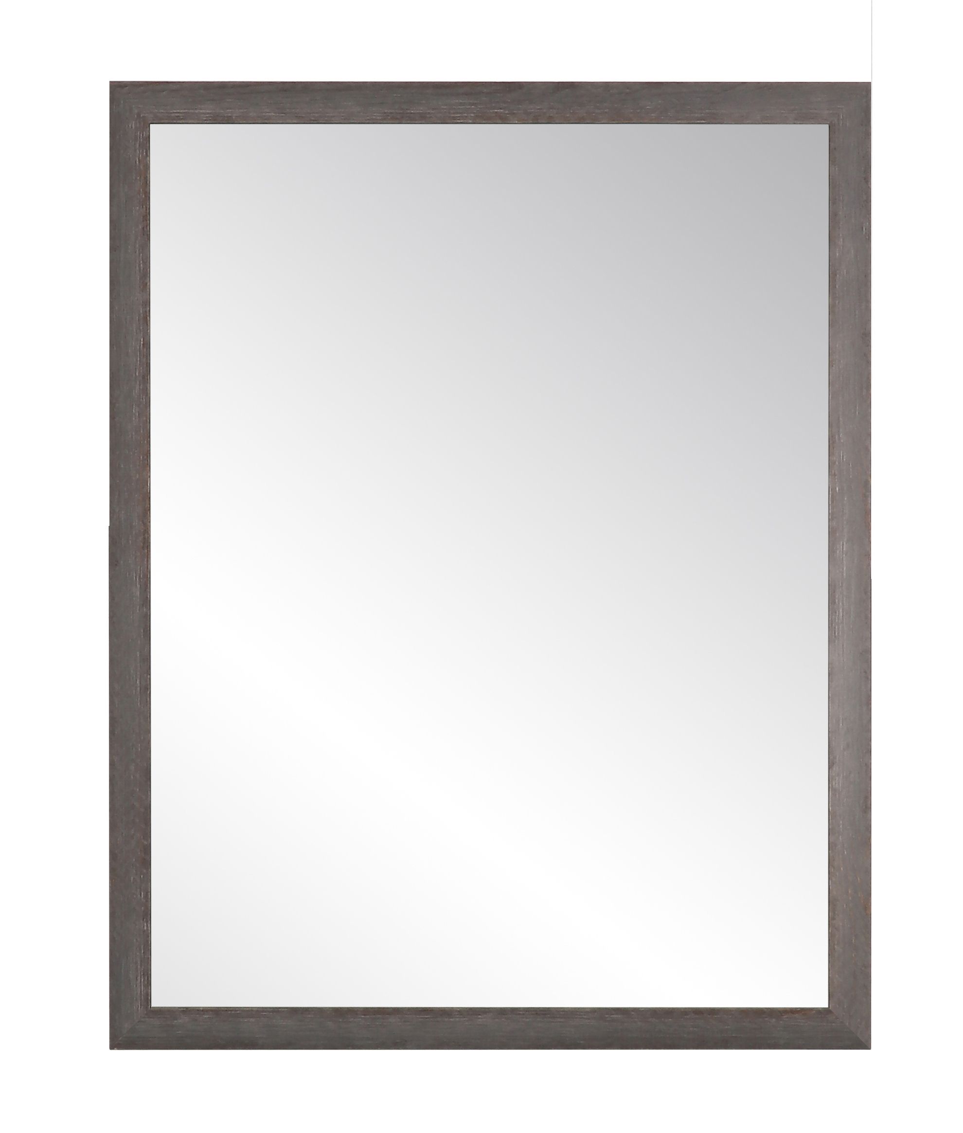 Charcoal Farmhouse Gray Square Or Diamond Wall Mirror 29.5'' X  (View 6 of 15)