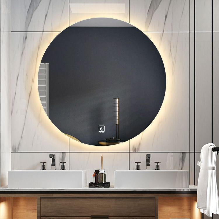 China Customized Smart Backlit Round Led Mirror Bathroom Mirror – China For Back Lit Freestanding Led Floor Mirrors (View 10 of 15)