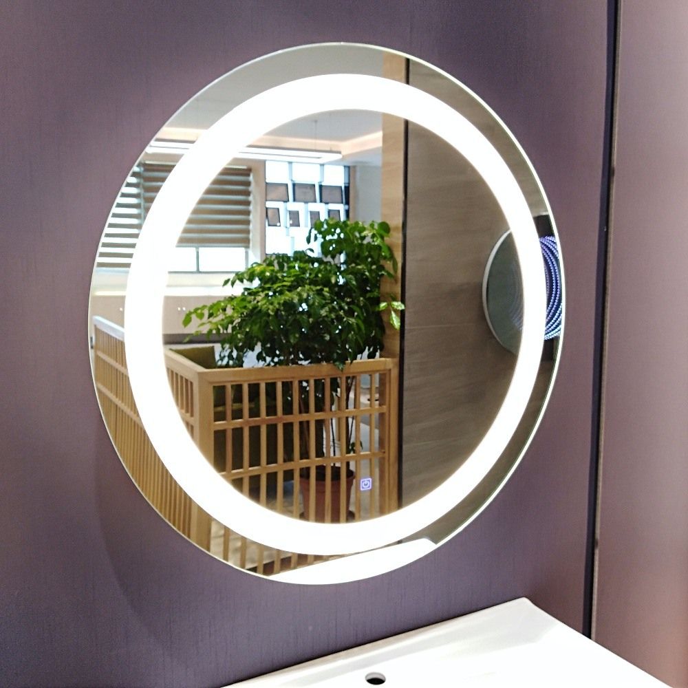 China High Quality Modern Round Shape Safety Fog Free Wall Hanging Pertaining To High Wall Mirrors (View 2 of 15)