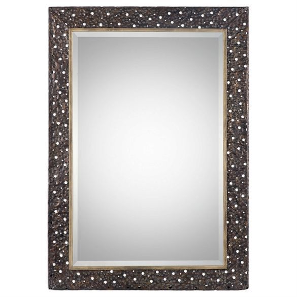 Click Here To View Larger Image | Bronze Mirror, Beveled Mirror, Mirror Regarding Two Tone Bronze Octagonal Wall Mirrors (View 2 of 15)