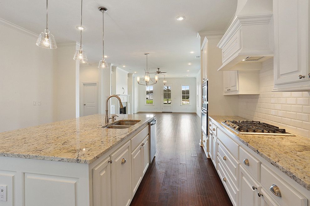 Columbia Ii – Traditional – Kitchen – New Orleans  Level Homes Pertaining To Stamey Wall Mirrors (View 5 of 15)