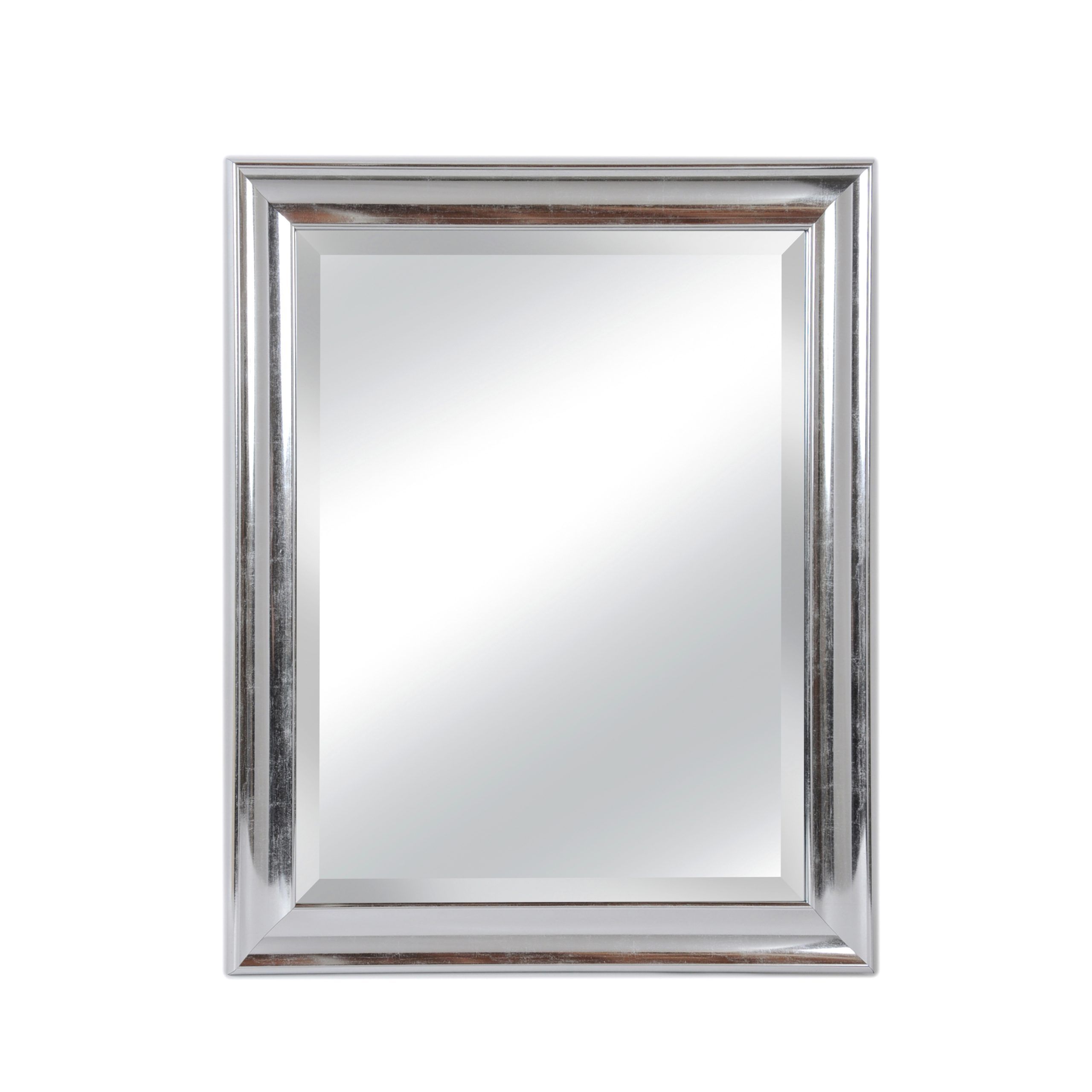 Concert Silver Beveled Wall Mirror – 28w X 34h In (View 2 of 15)