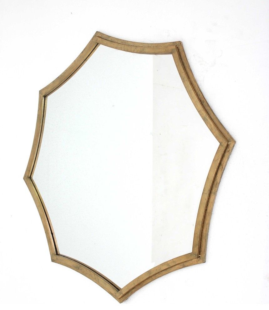 Featured Photo of 15 Collection of Gold Curved Wall Mirrors