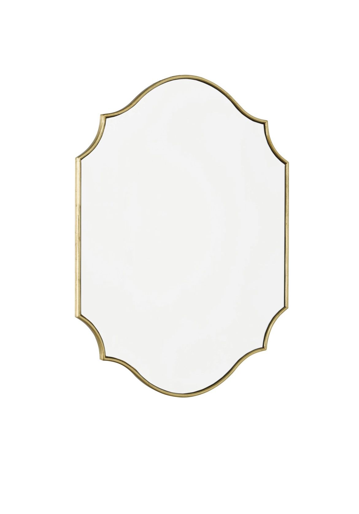 Curved Gold Mirror H70 Xw50cm – Jules Home Collections With Gold Curved Wall Mirrors (Photo 6 of 15)