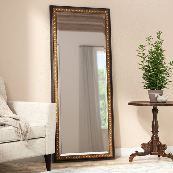 Darby Home Co Dark Brown Wood Traditional Wall Mirror & Reviews | Wayfair Regarding Medium Brown Wood Wall Mirrors (View 2 of 15)