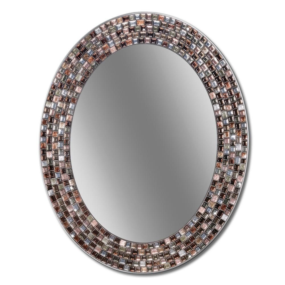 Deco Mirror Frameless Mosaic 23 In. X 29 In (View 15 of 15)