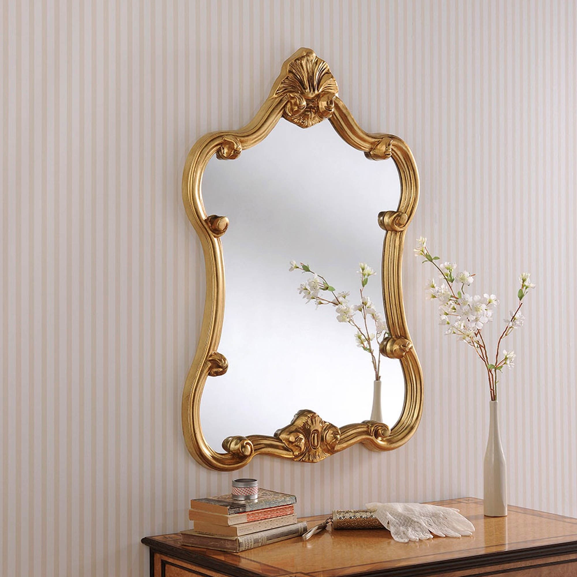 Decorative Gold Ornate Wall Mirror | Wall Mirrors Intended For Wall Mirrors (View 10 of 15)