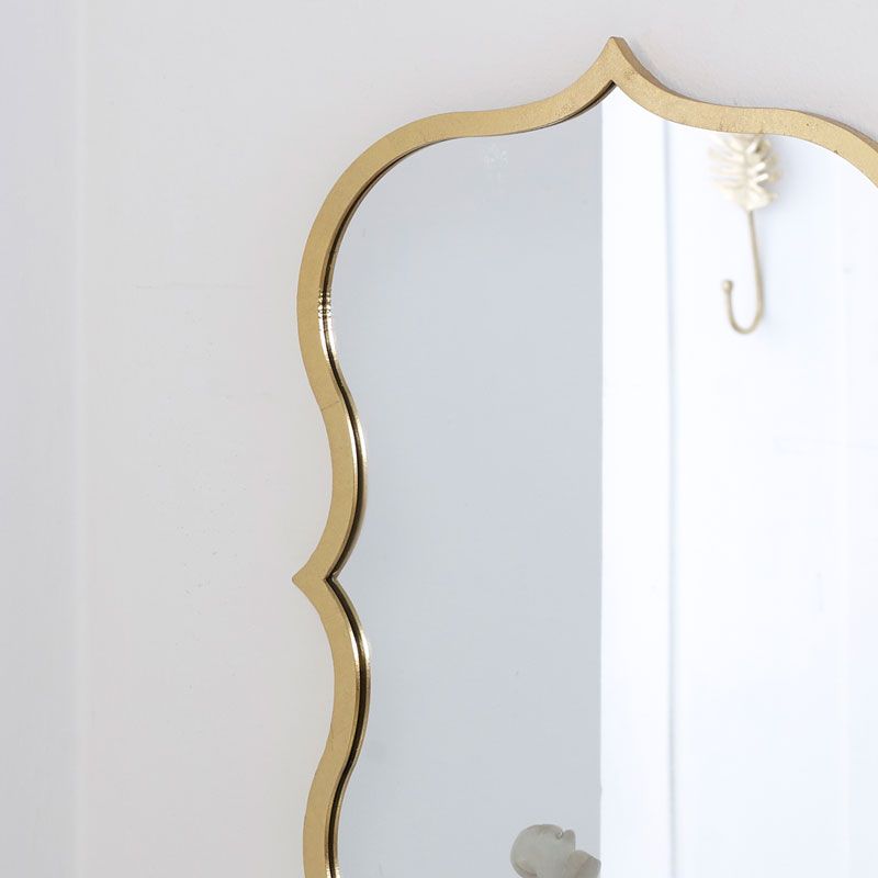 Decorative Gold Wall Mirror 41cm X 60cm Within Gold Modern Luxe Wall Mirrors (View 13 of 15)