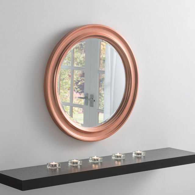 Denver Round Silver Circular Framed Mirror Inside Round 4 Section Wall Mirrors (View 11 of 15)