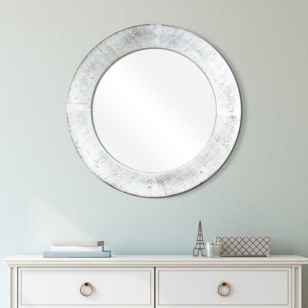 Dovecove Peres Modern & Contemporary Distressed Accent Mirror & Reviews For Diamondville Modern &amp; Contemporary Distressed Accent Mirrors (Photo 3 of 15)