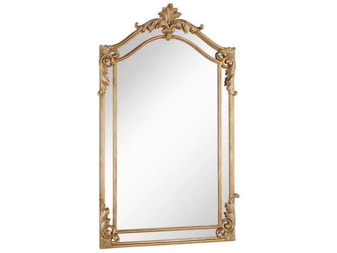 Elegant Lighting Antique 30''w X 48''h Gold & Clear Wall Mirror | Egmr3342 Inside Clear Wall Mirrors (View 10 of 15)