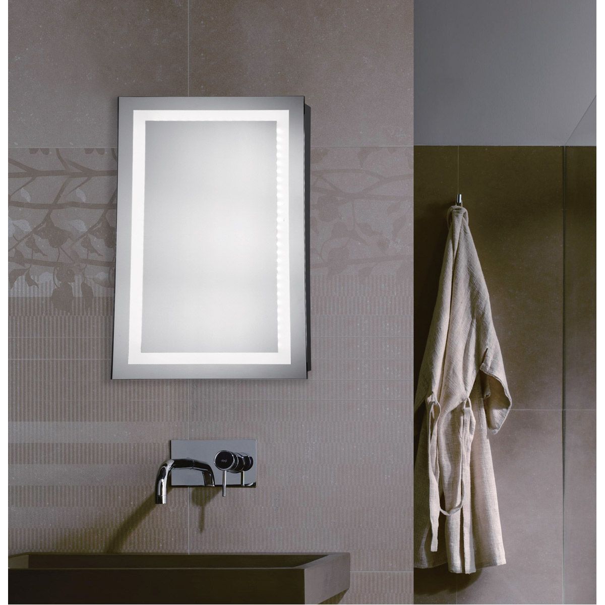 Elegant Lighting Mre 6002 Nova Wall Mirror Glossy White | Ebay With Regard To Glossy Blue Wall Mirrors (Photo 9 of 15)