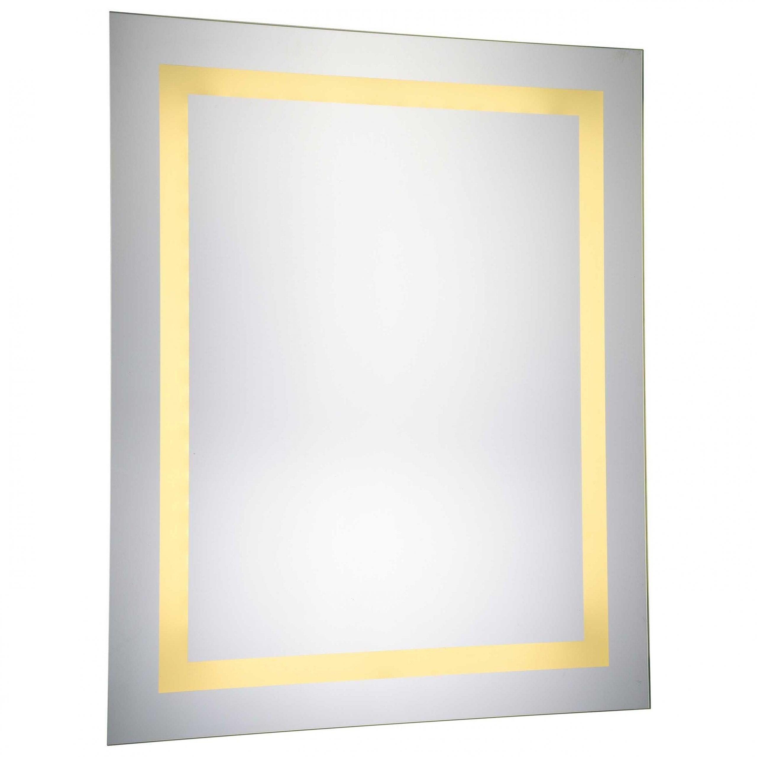 Elegant Lighting Nova Glossy White 24'' W X 30''h 3000k Led Rectangular Within Glossy Red Wall Mirrors (View 6 of 15)